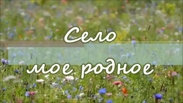 Выставка рисунков "Село мое родное".